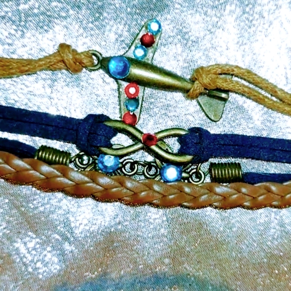 Aviation Friendship Infinity Bracelet - Picture 6 of 11